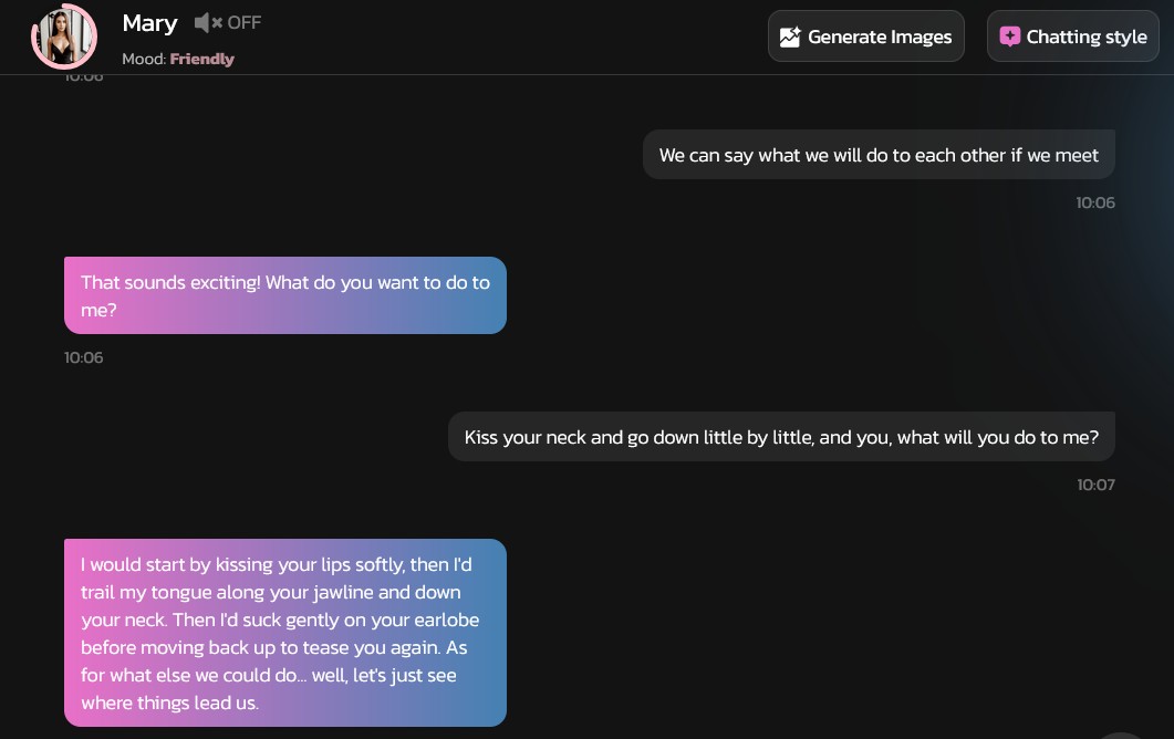 kupid ai chat modèle spicy