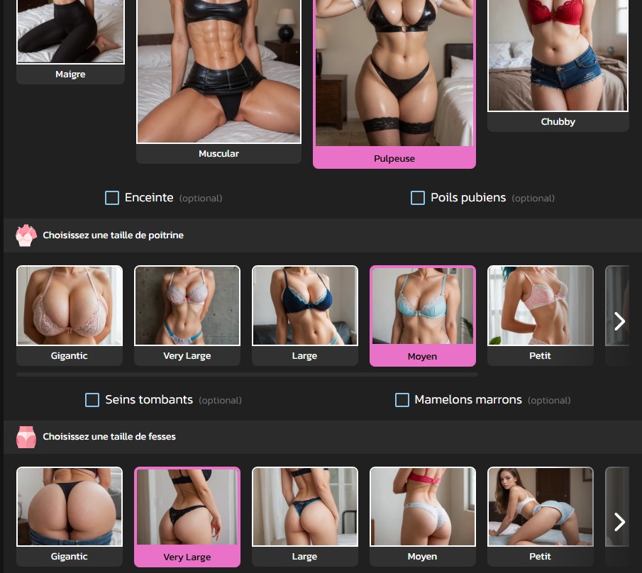 kupid ai personnalisation corpulence