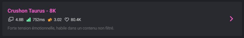 CrushOn AI choix du modele llm avec description et notes utilisateurs