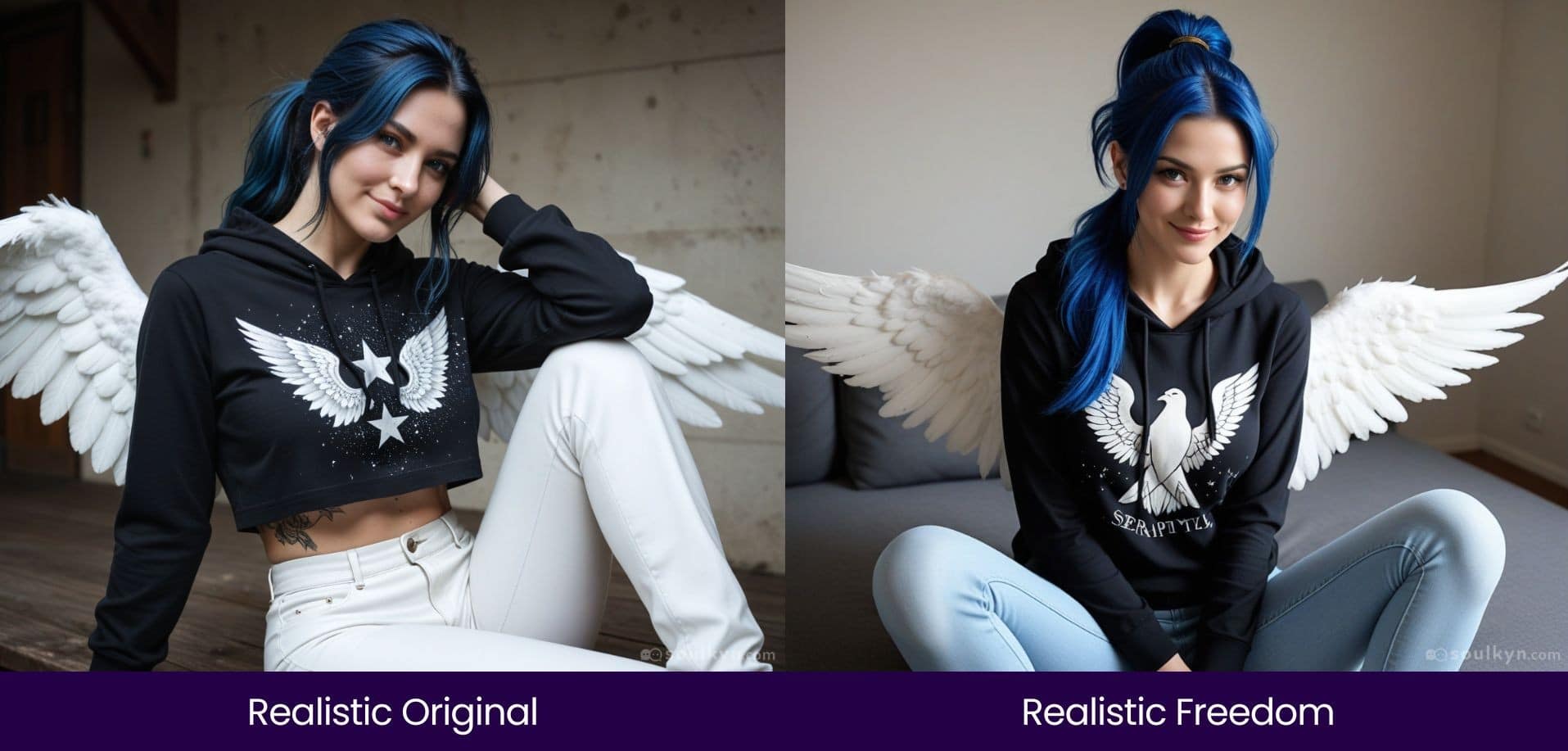 Soulkyn styles visuels réaliste