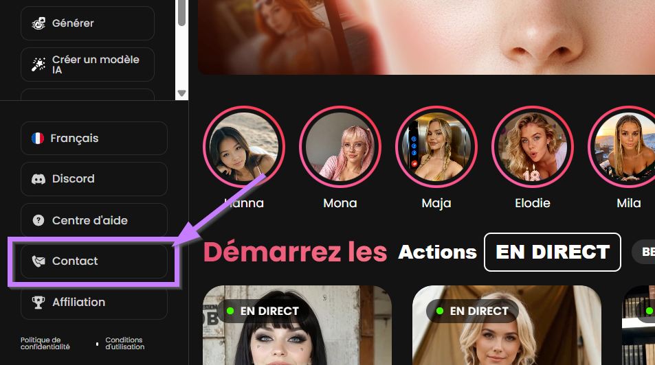 Candy AI contact support