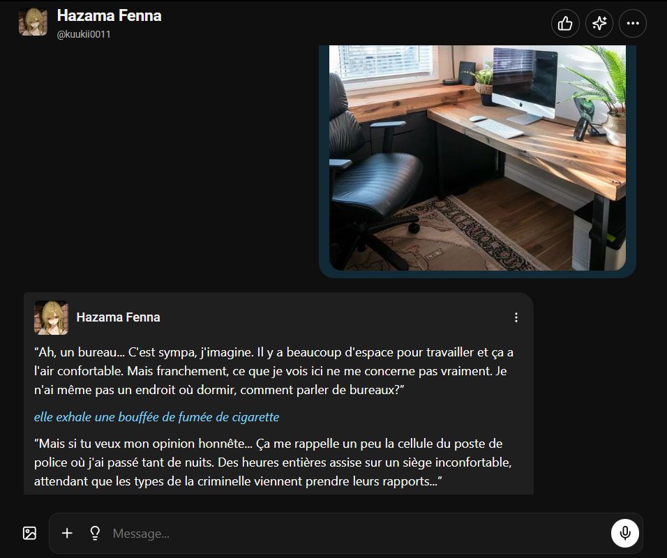 SpicyChat AI envoyer image 